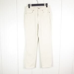 Good American Jeans Womens SZ 6/28 Slim Straight Leg High Rise Beachy Coastal